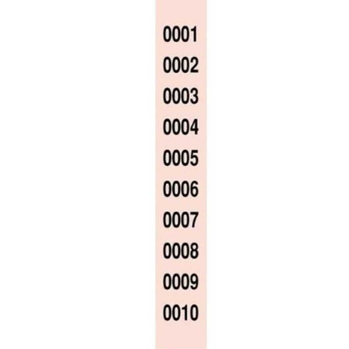 Loterijas numuru lentītes 1-2000 (30 gb.)